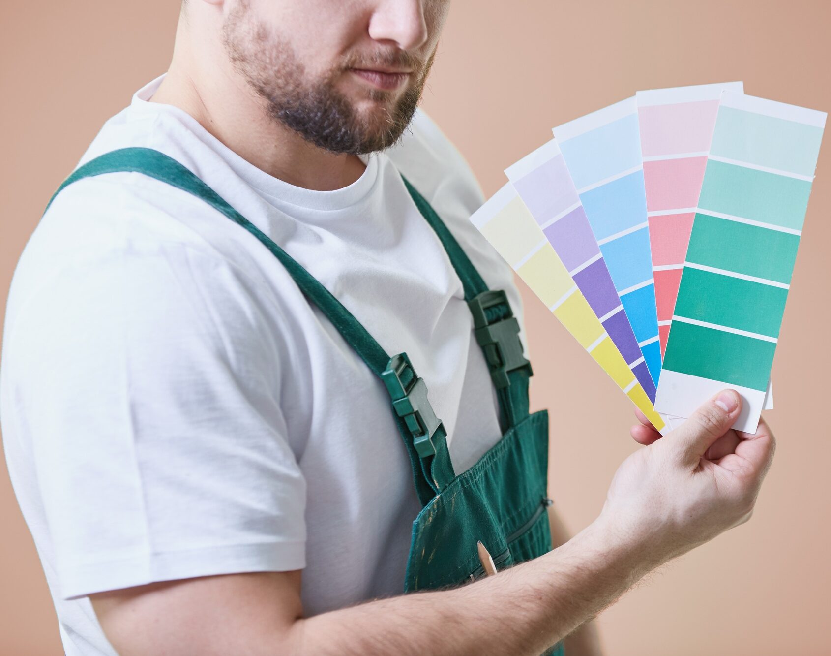 Painter with color palettes